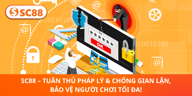 SC88 – Tuân Thủ Pháp Lý & Chống Gian Lận, Bảo Vệ Người Chơi Tối Đa!